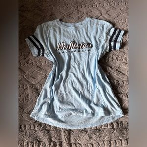 🌟 Hollister blue blouse top casual
